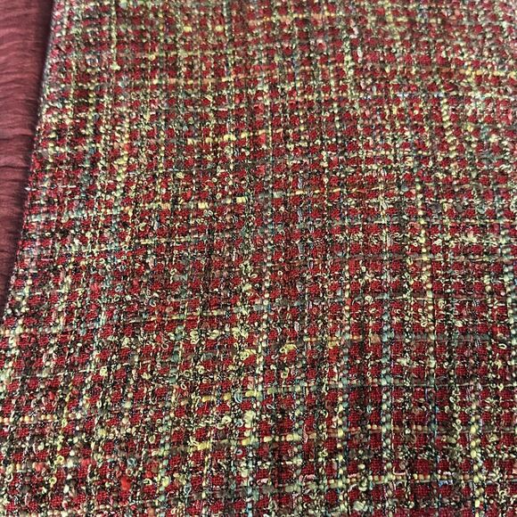 Noble Excellence‎ Tapestry Throw Boucle Maroon Red 50”x60” NWT In Original Pkg - Picture 4 of 7